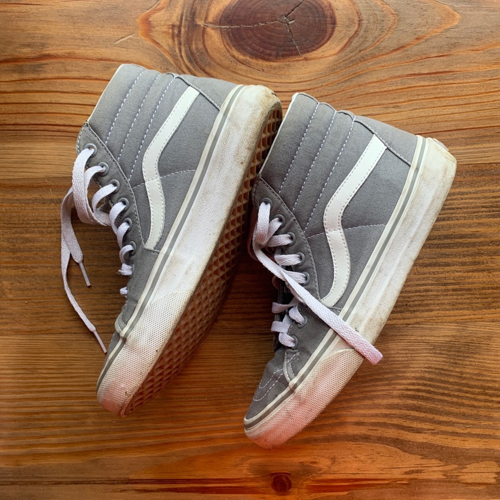 Vans Hi-Top Sneakers Size 7.5 Grey